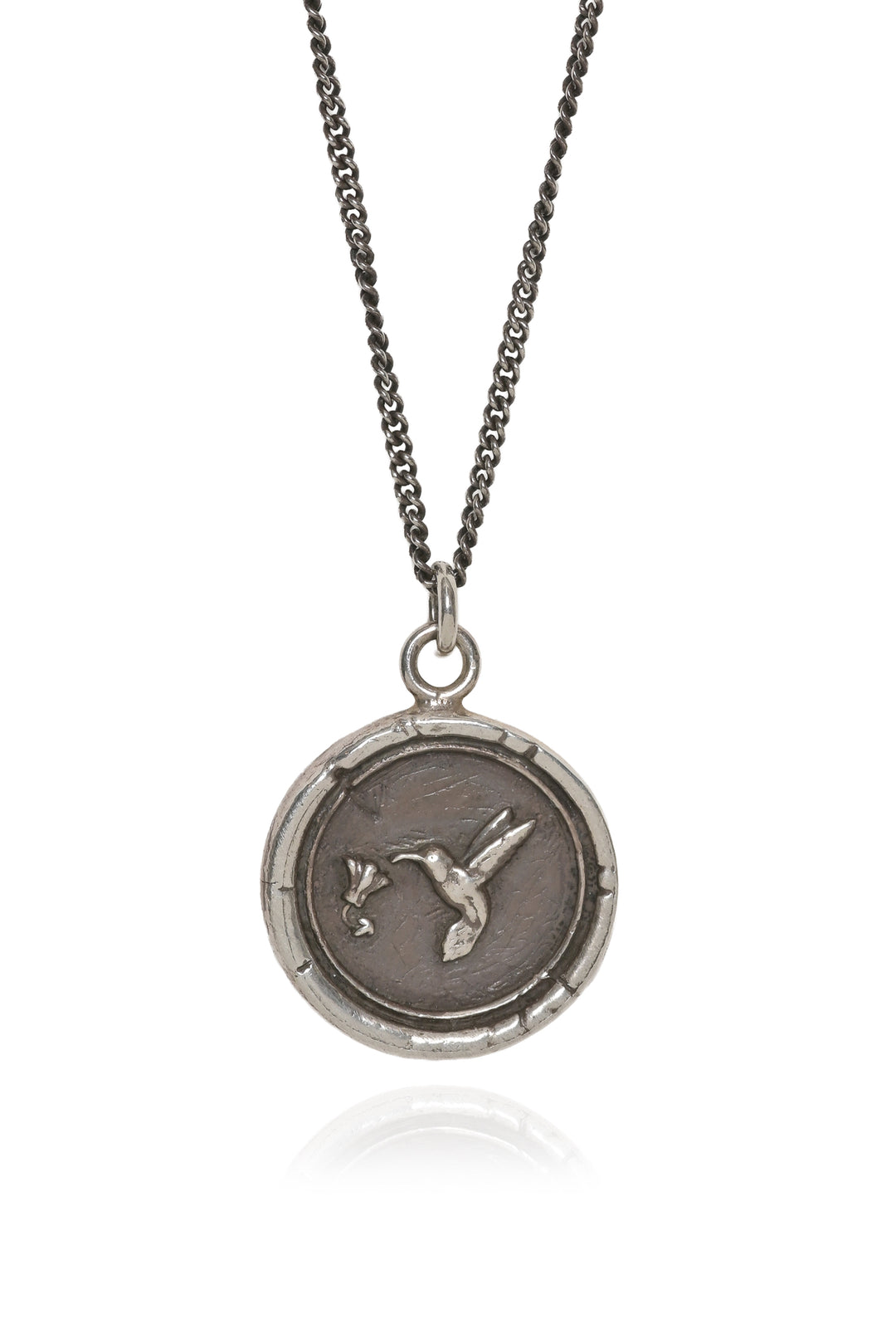 Pyrrha Hummingbird Pendant Necklace