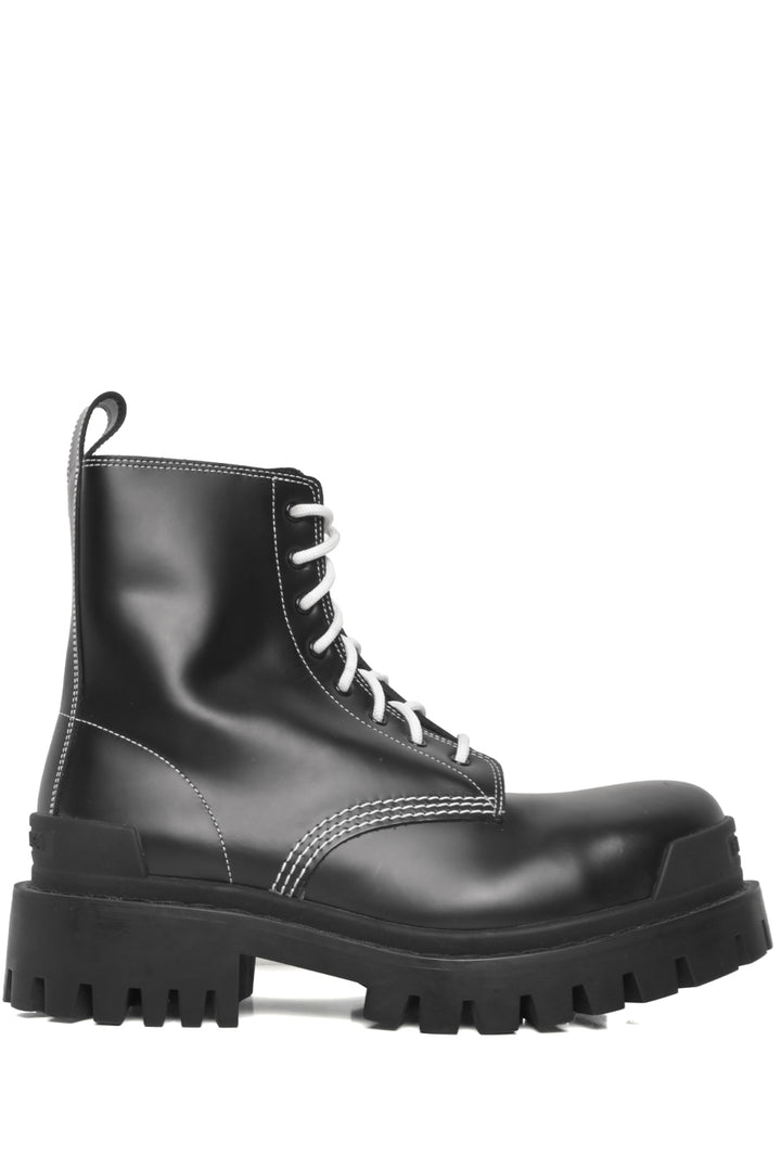 Balenciaga Size 37.5 Strike Combat Boots