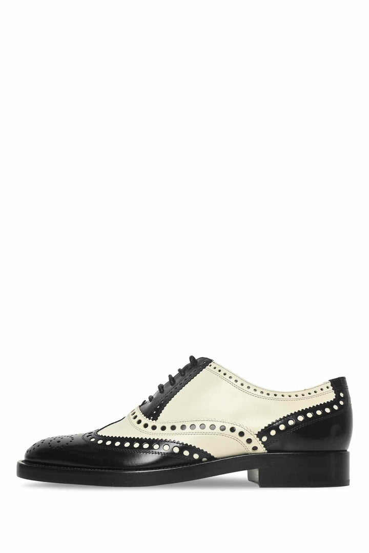 Dior Size 35 Brogue Lace-Up Oxfords