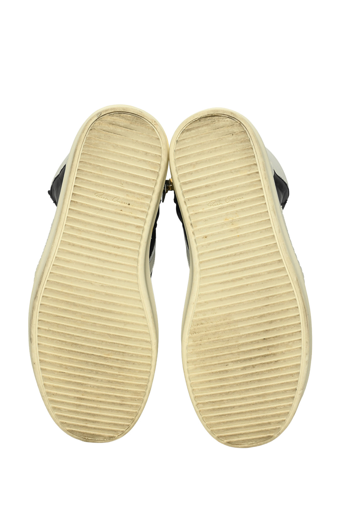 Mens Shoe Size 41.5 Rick Owens Men's Plinth Geobasket Leather High Top Sneakers