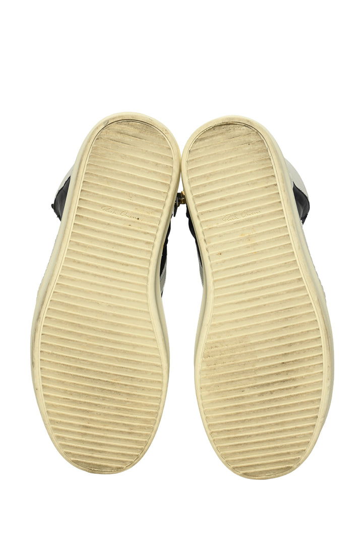 Mens Shoe Size 41.5 Rick Owens Men's Plinth Geobasket Leather High Top Sneakers