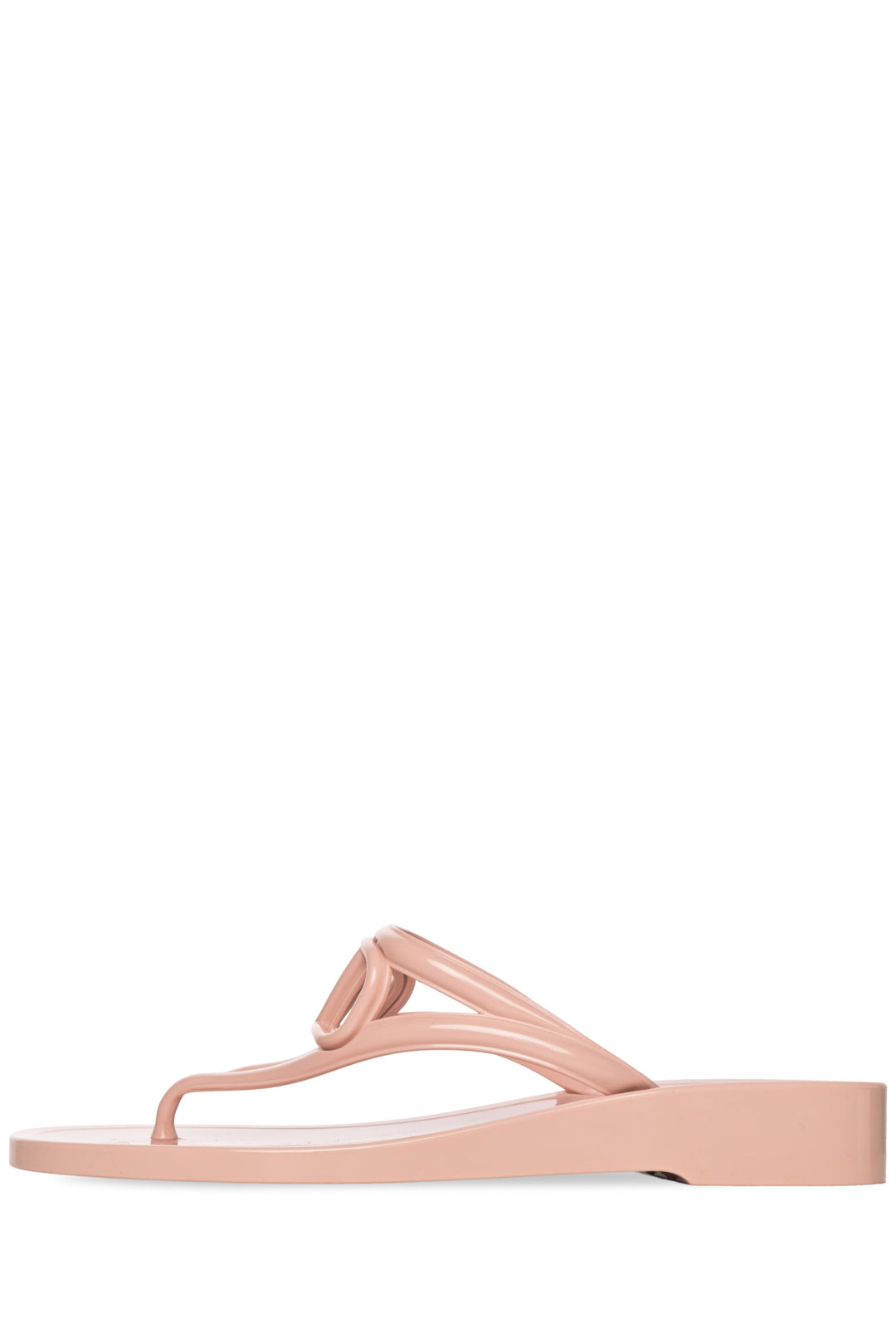 Valentino Size 37 VLogo Signature Rubber Thong Sandals