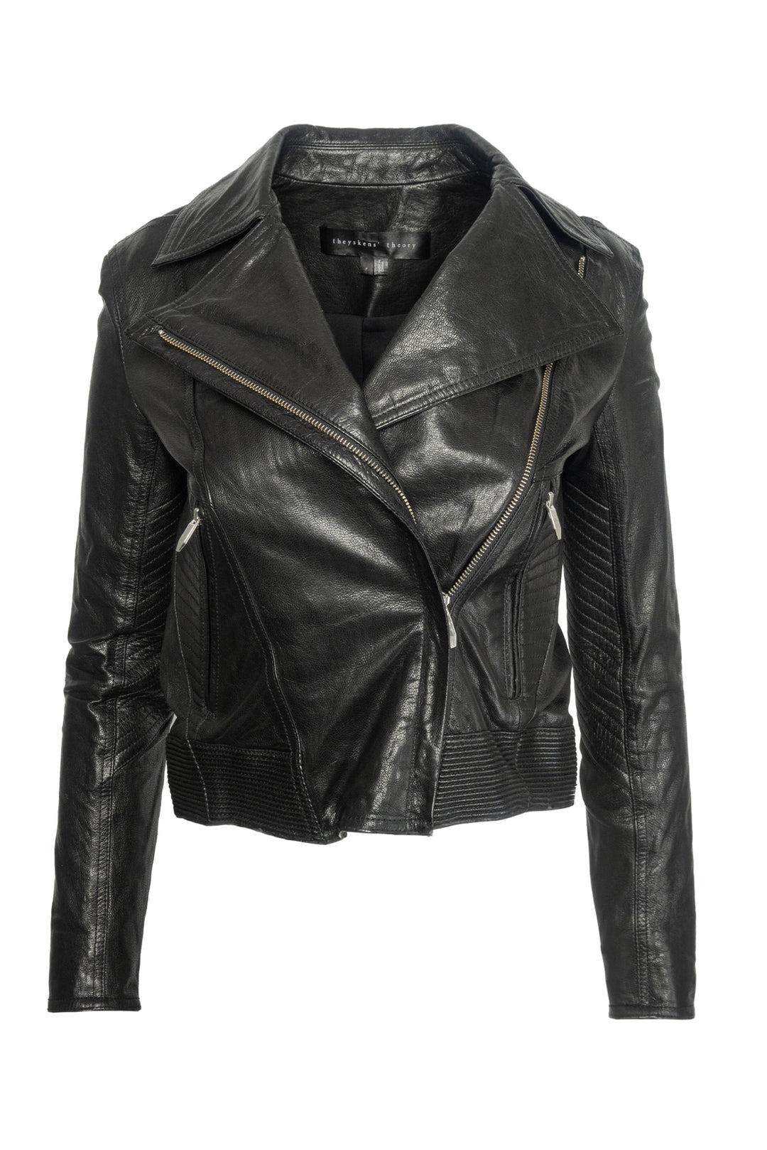 Theyskens' Theory Size XS Goat Leather Moto Jacket