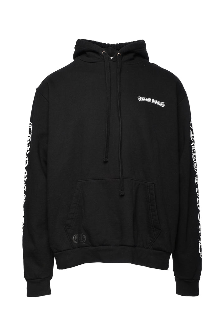 Chrome Hearts Size L Men's Scroll Logo Pullover Hoodie