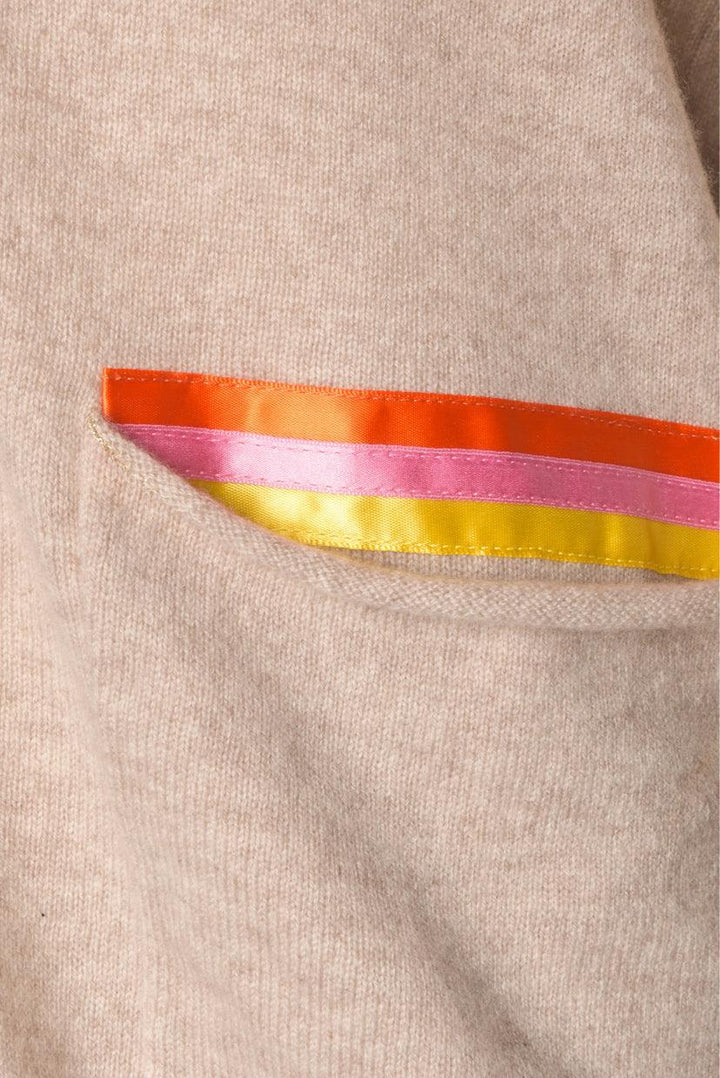 Le Superbe Size M Double Rainbow Boyfriend Cardigan