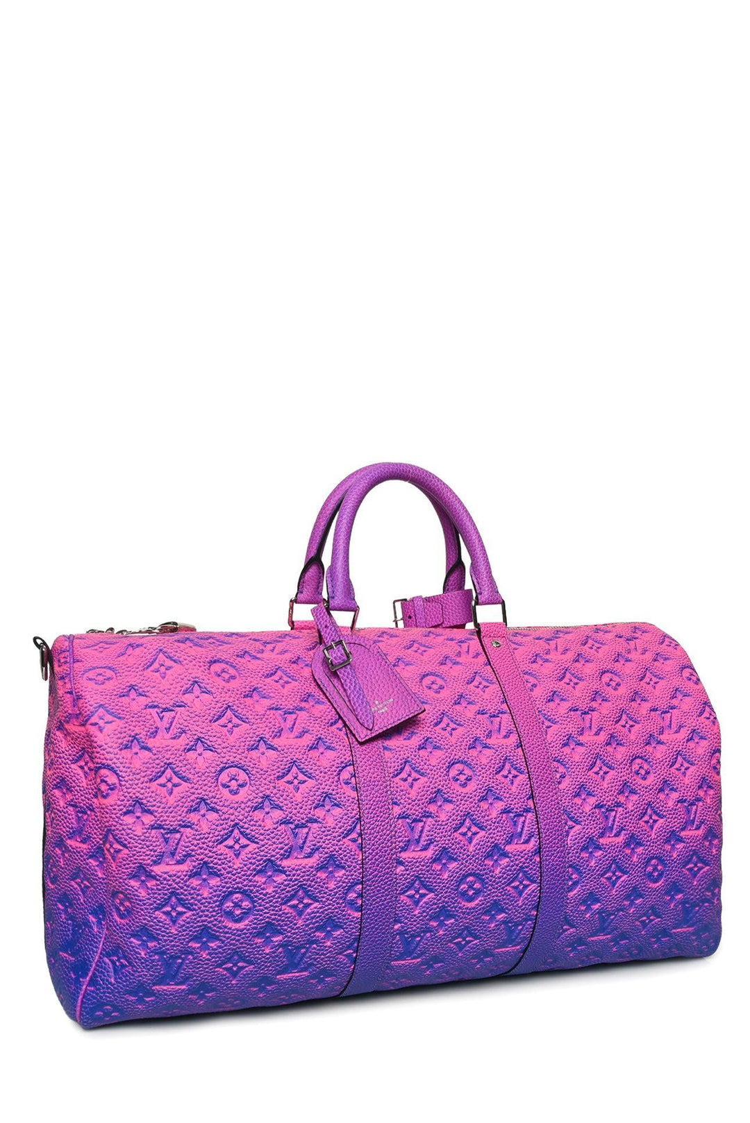 Louis Vuitton 2022 V.A Monogram Taurillon Illusion Keepall Bandouliere 50