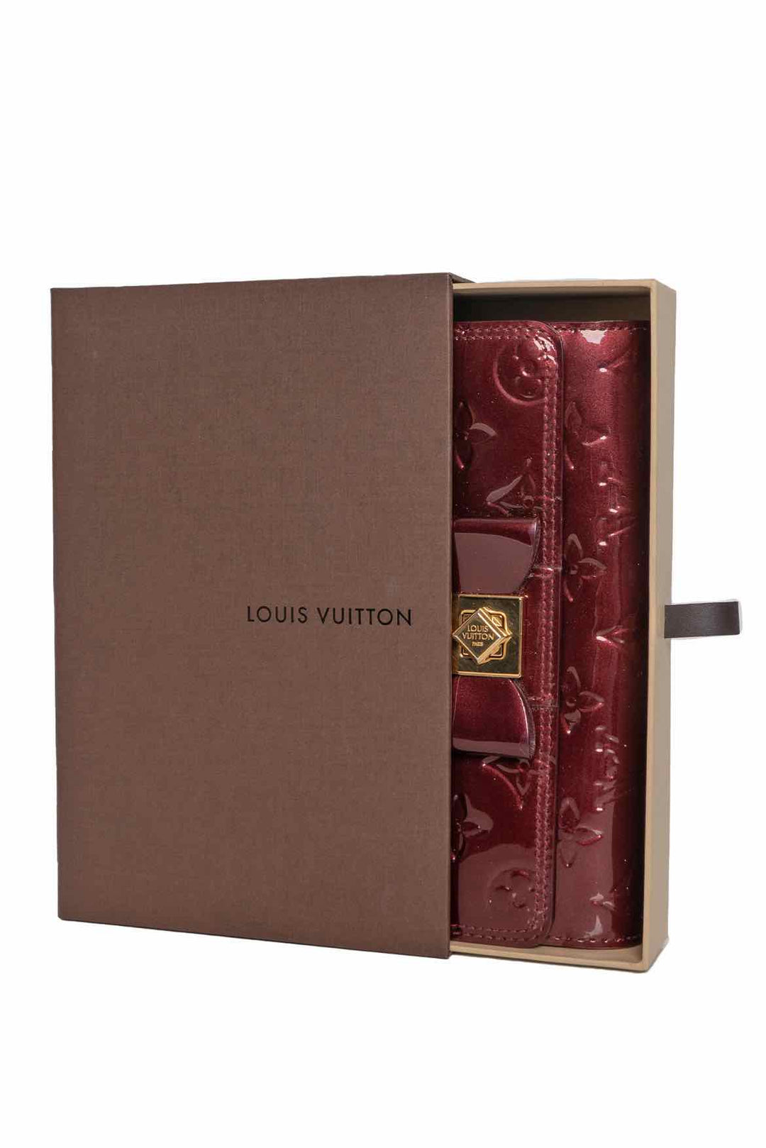 Louis Vuitton Monogram Vernis Bow Sarah Wallet