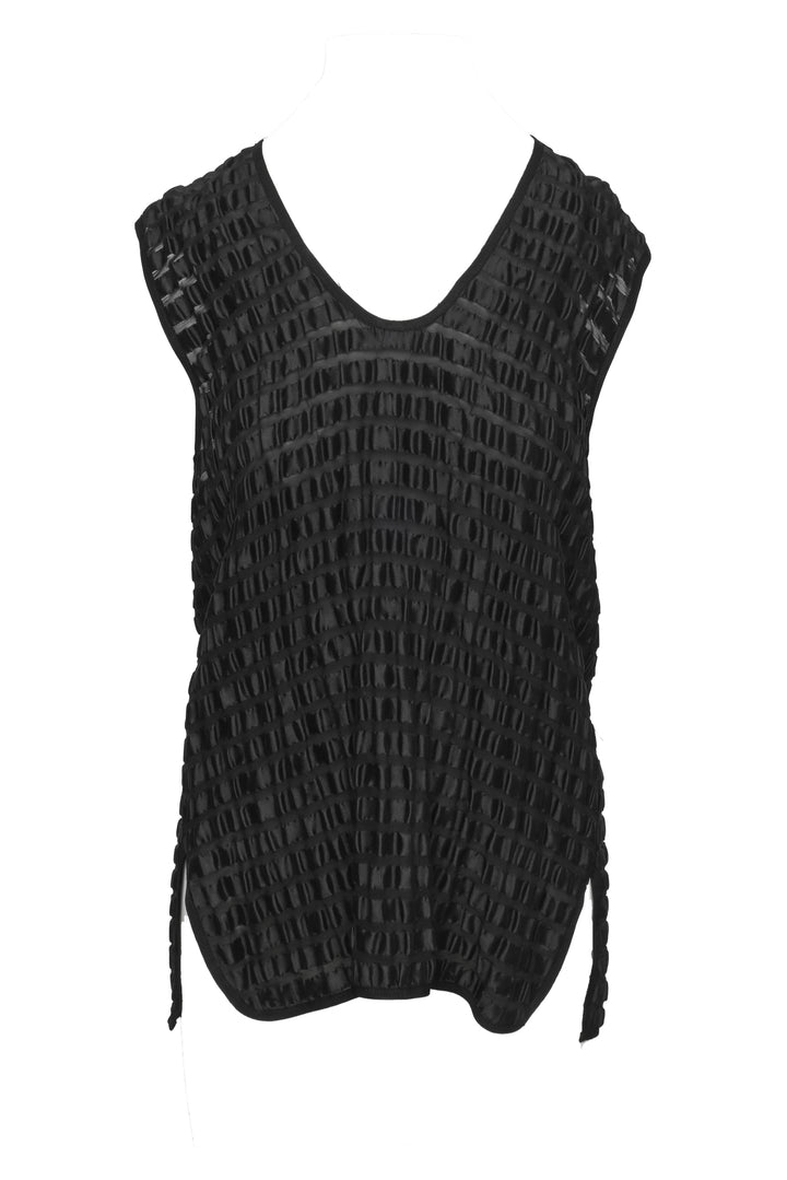 Maria Cornejo Size 10 Textured Silk Tank Top