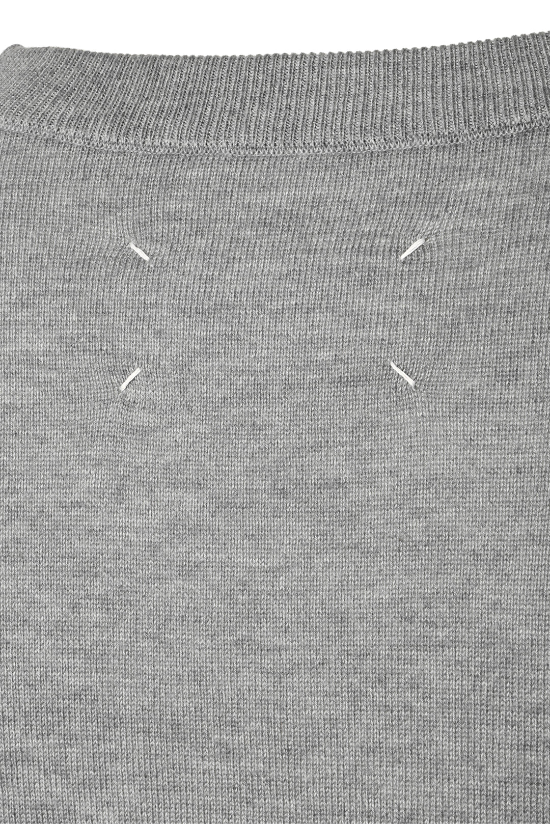 Maison Margiela Size L Men's Leather Elbow Patch Sweater