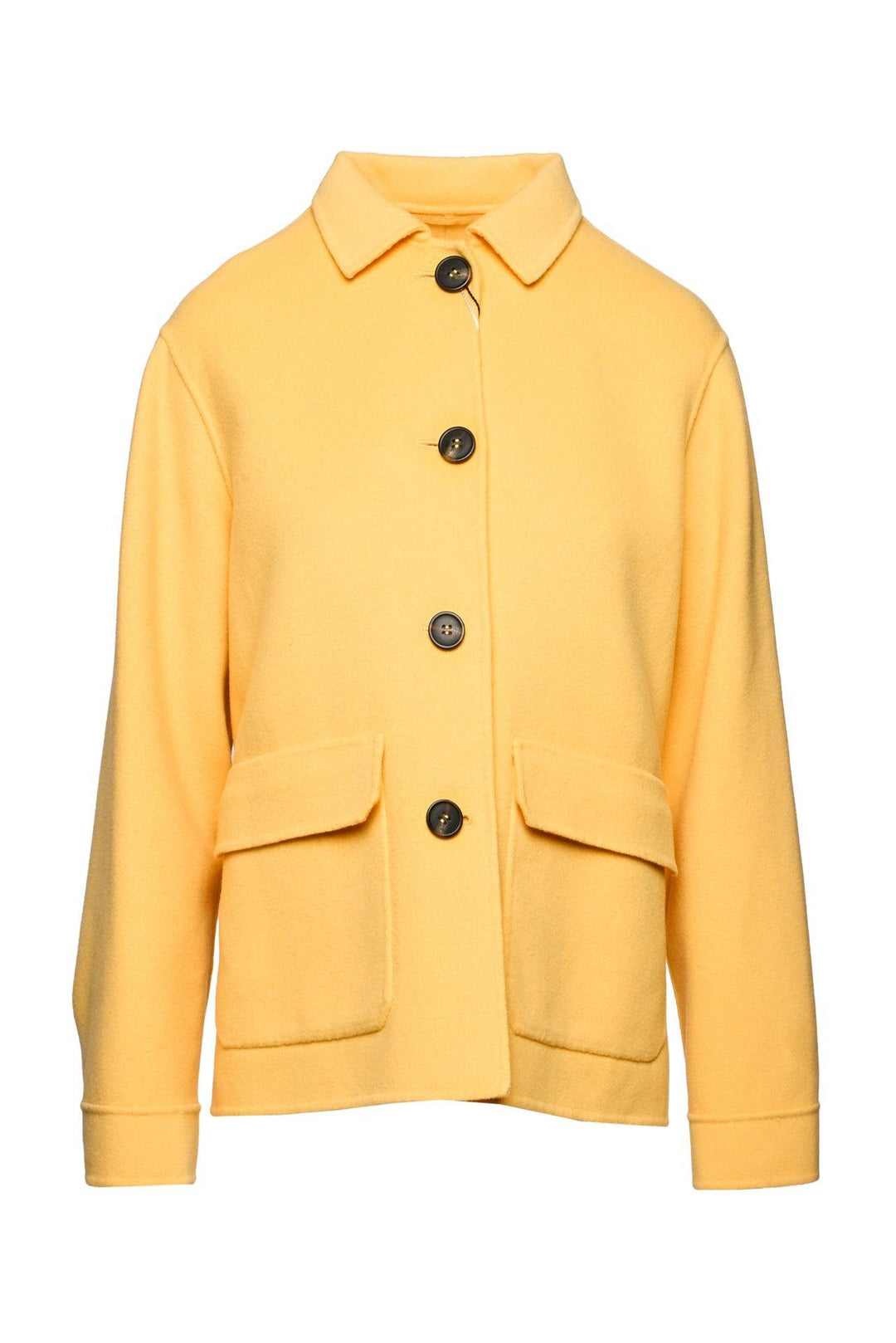 Weekend Max Mara Size 12 Wool Button Front Jacket