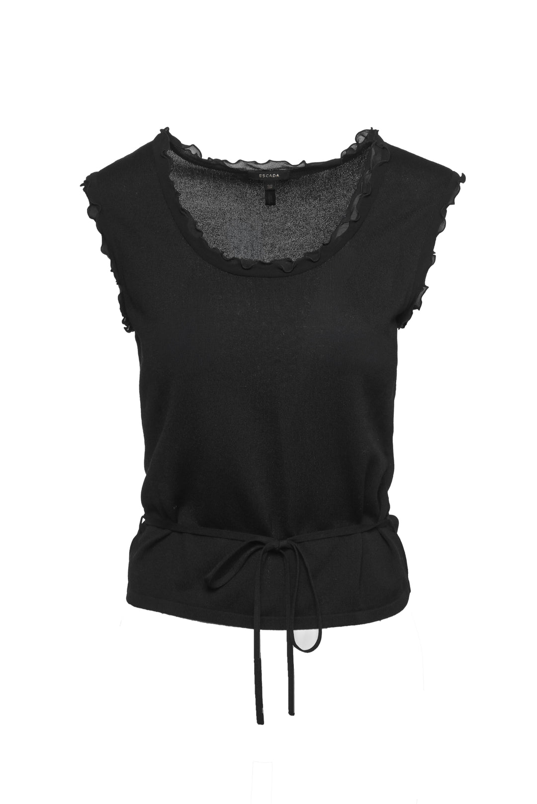 Escada Size 36 Sleeveless Knit Top & Skirt Set