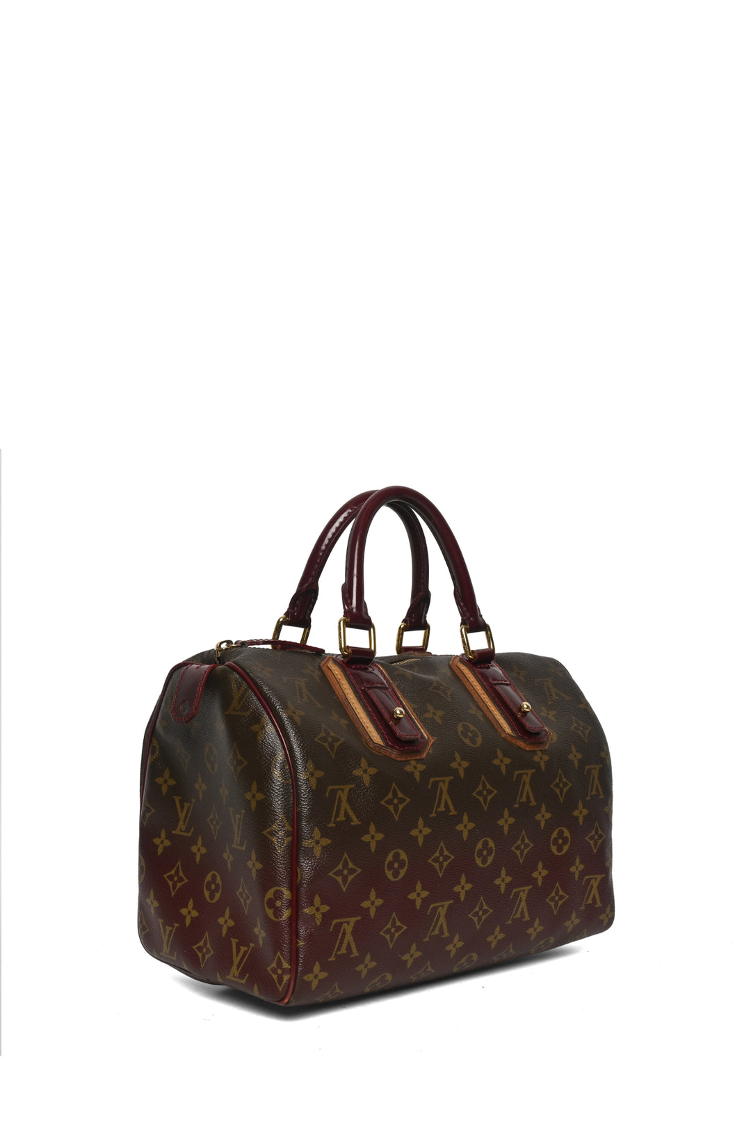 Louis Vuitton 2007 Limited Edition Bordeaux Monogram Mirage Speedy 30