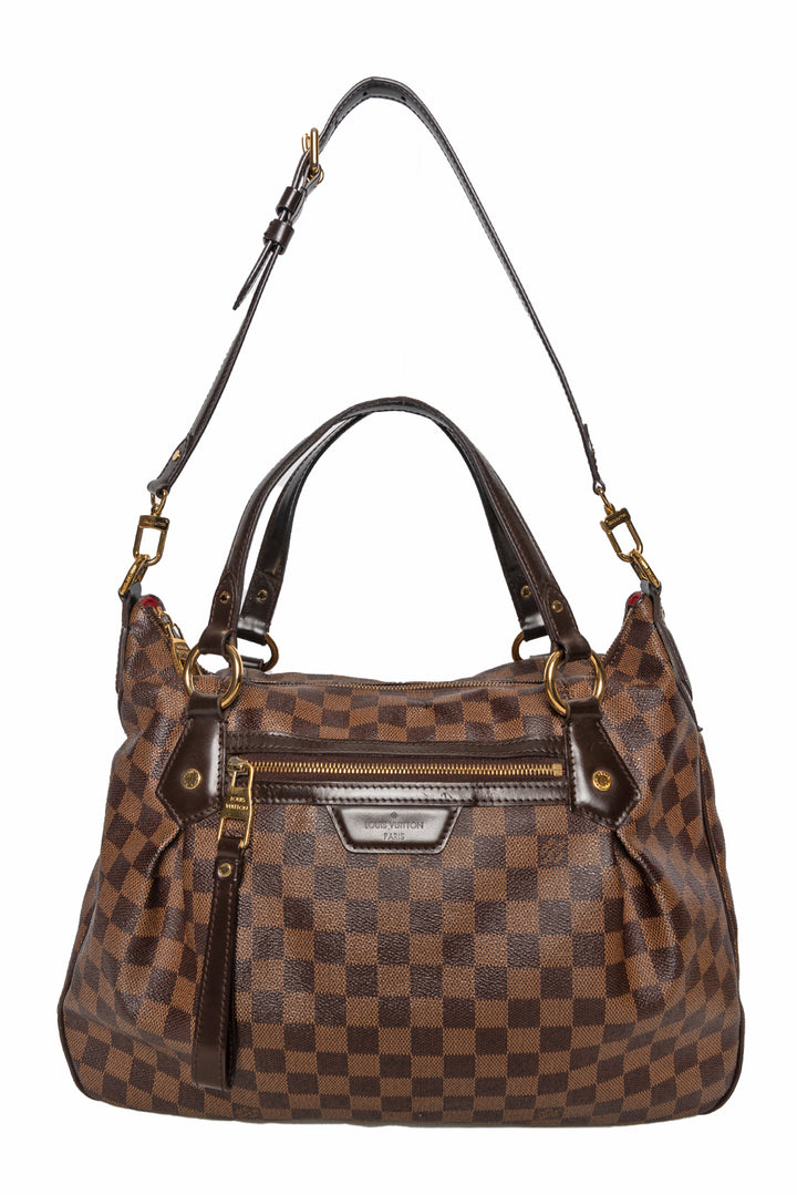 Louis Vuitton 2011 Damier Ebene Evora MM Shoulder Bag