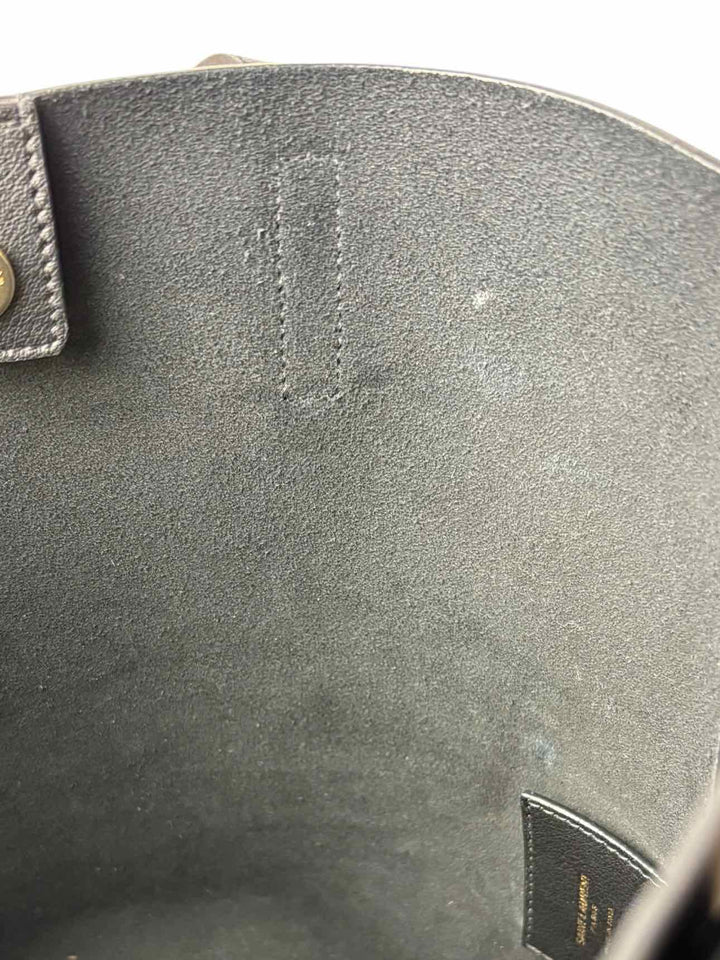 Saint Laurent Leather Toy Shopping Tote