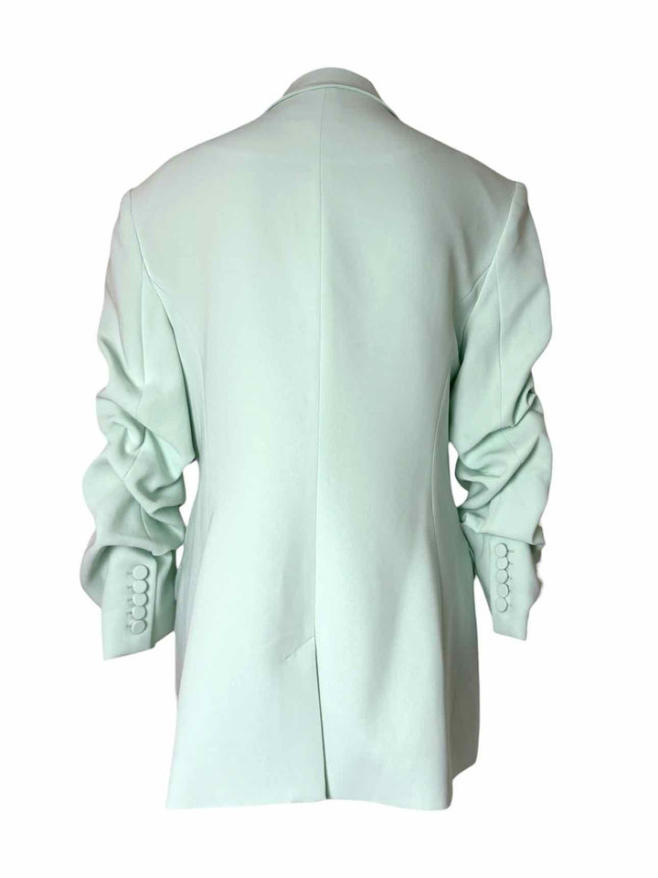 cinq a sept Size 12 Double Breasted Poly  Blazer