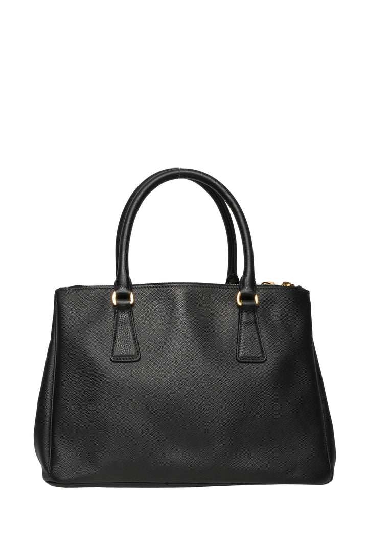 Prada Medium Saffiano Lux Leather Galleria Double Zip Tote