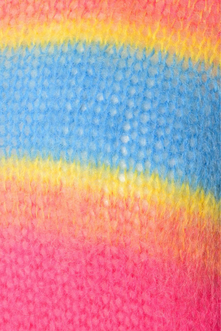 DSquared Size S Striped Mohair Blend Sweater