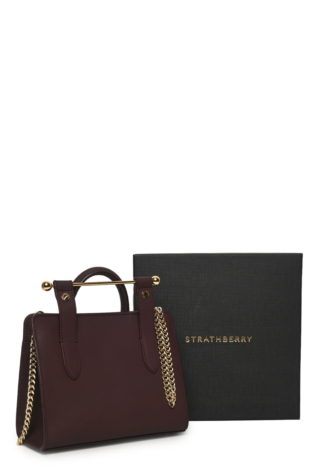 Strathberry Bridle Leather Nano Tote