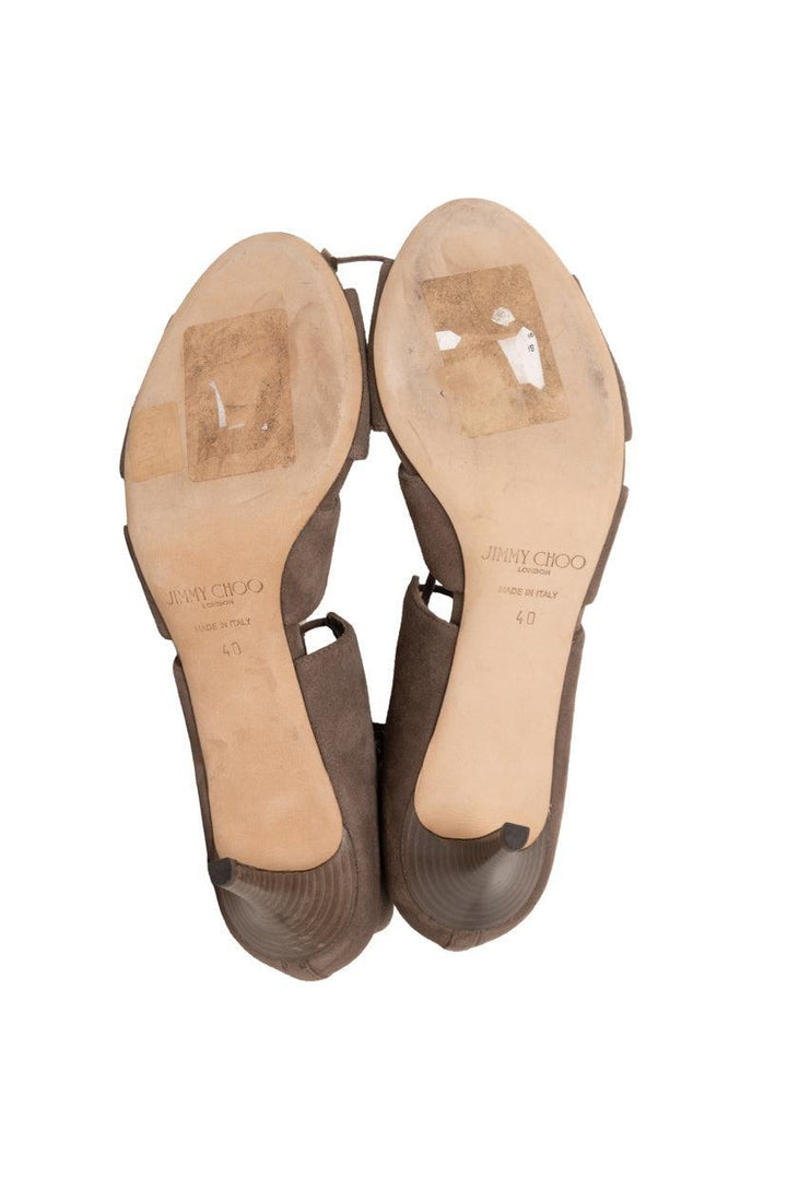 Jimmy Choo Size 40 Heeled Gladiator Sandals