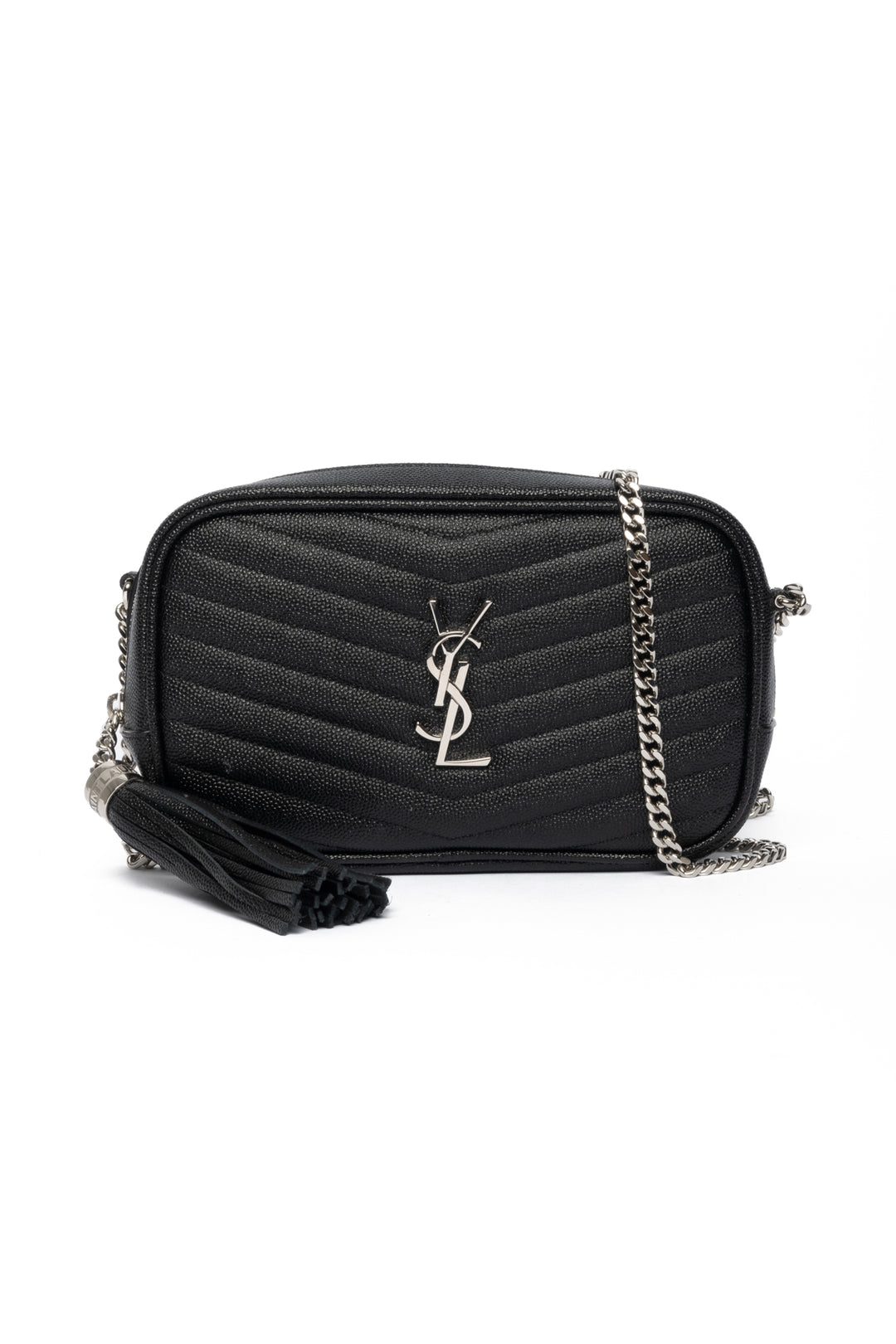 Saint Laurent 2021 Mini Lou Matelasse Camera Crossbody Bag