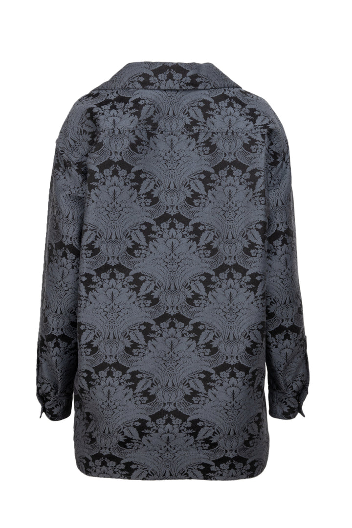 Max Mara Size 4 Anemone Jacquard Shirt