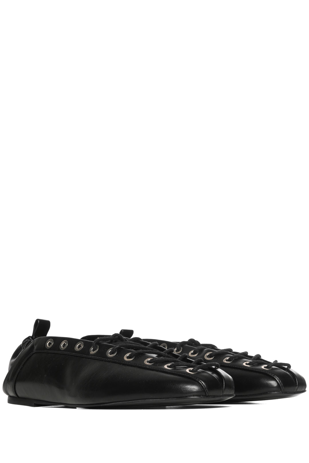 Ganni Size 41 Lace Up Flats
