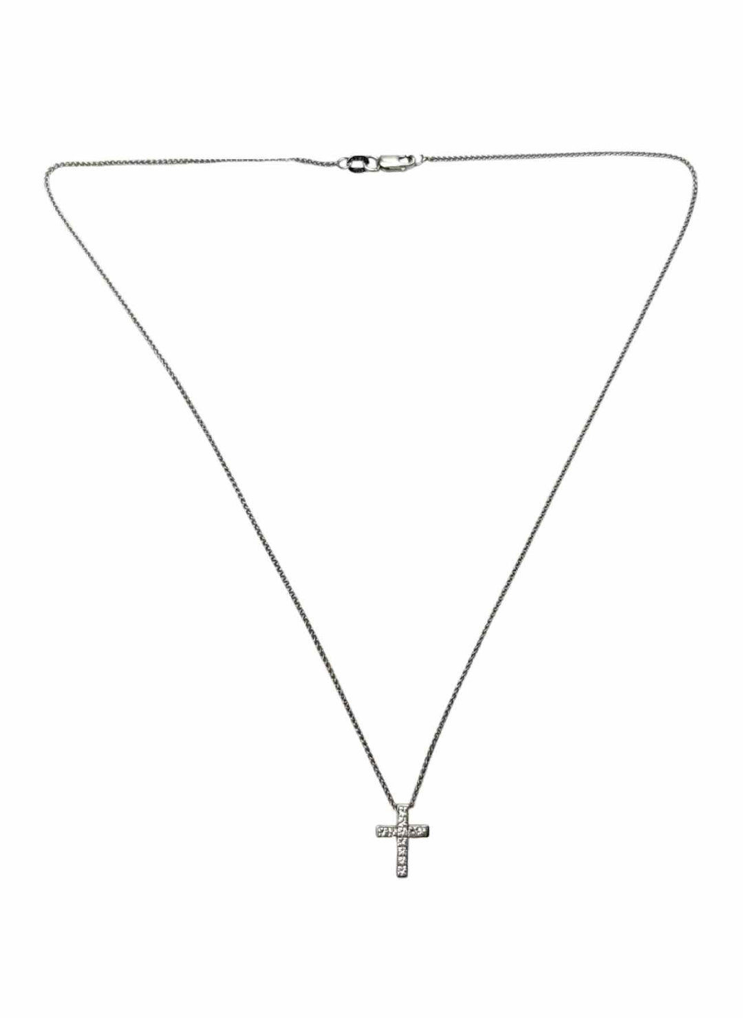 14K Diamond Cross Necklace