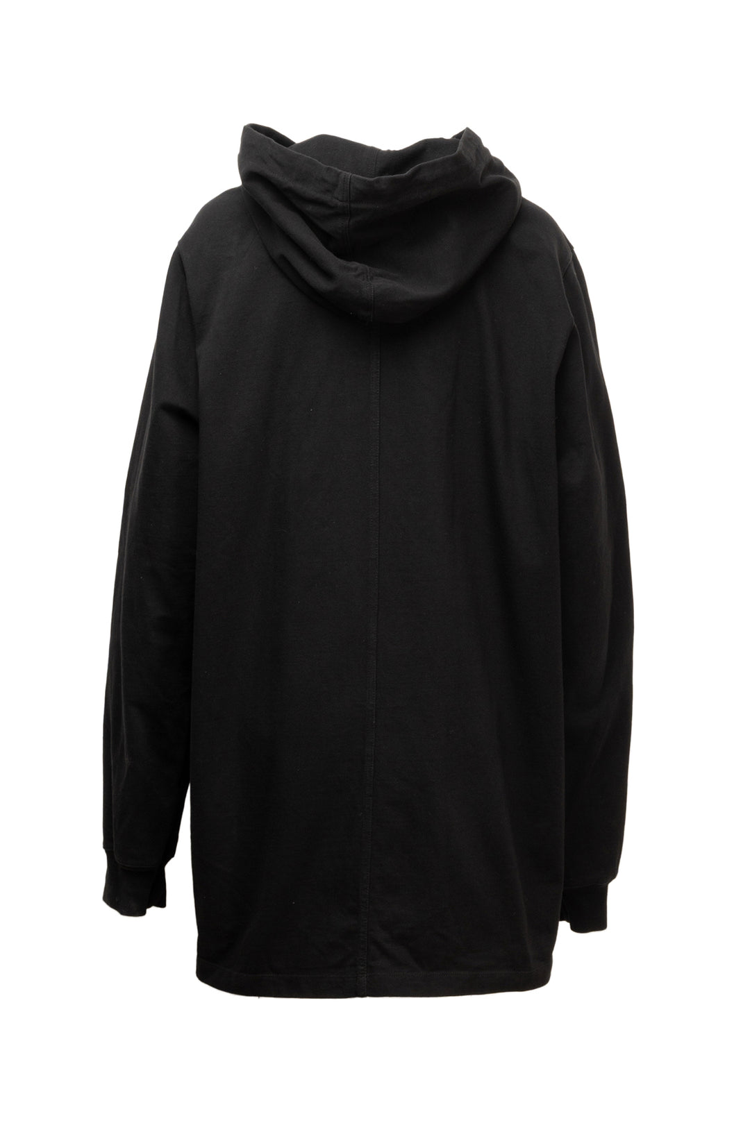 Rick Owens Size XL Men's Dirt S/S 18 Long Drawstring Hoodie