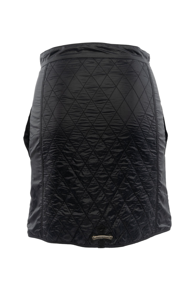 Chrome Hearts Size M Quilted Mini Skirt