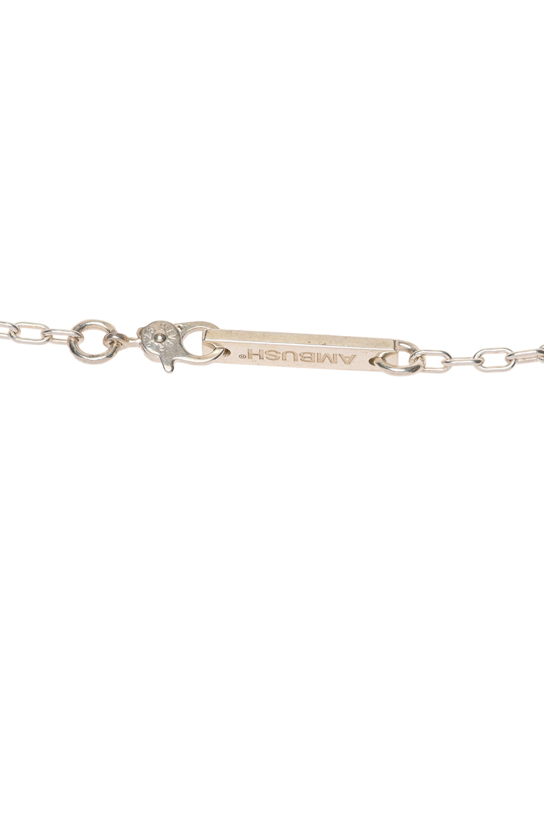 Ambush Sterling Silver Rose Charm Necklace