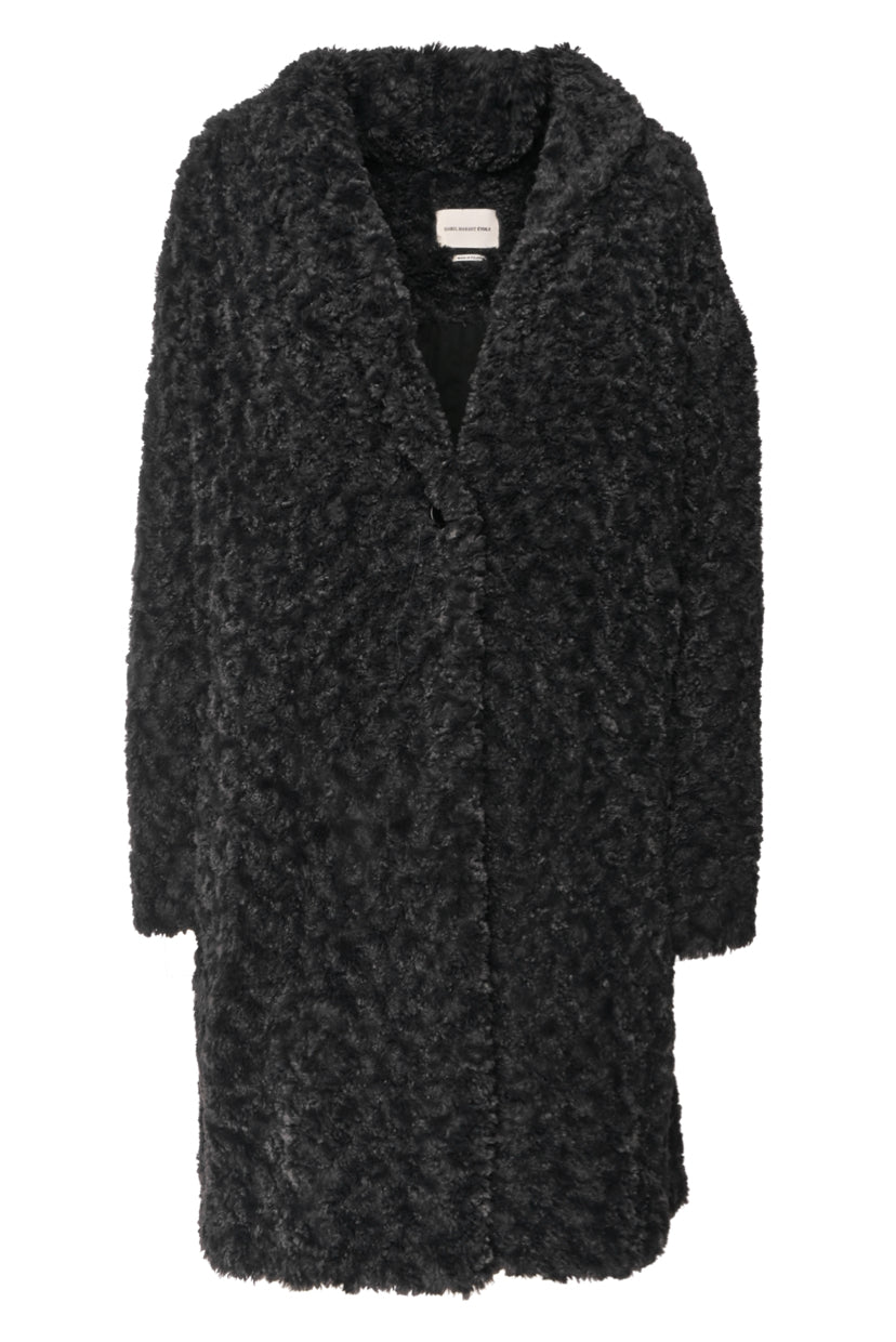 Isabel Marant Etoile Size 38 Faux Fur Coat
