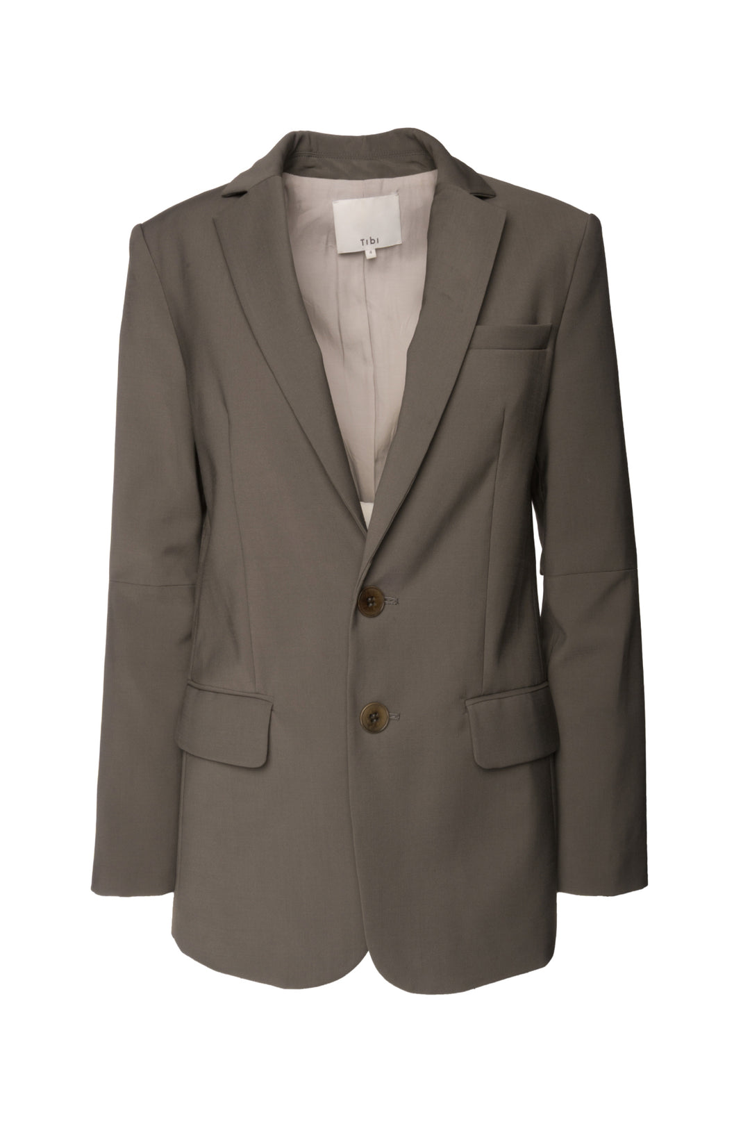 Tibi Size 4 Tropical Cutout Sleeve Marlon Blazer