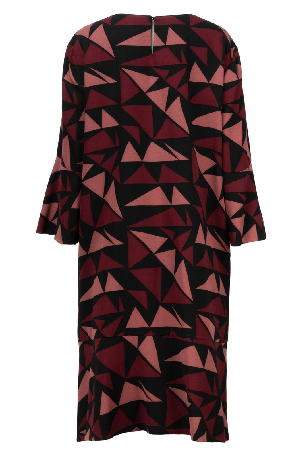 Lafayette 148 Size XXL 3/4 Bell Sleeve Patterned Midi Dress