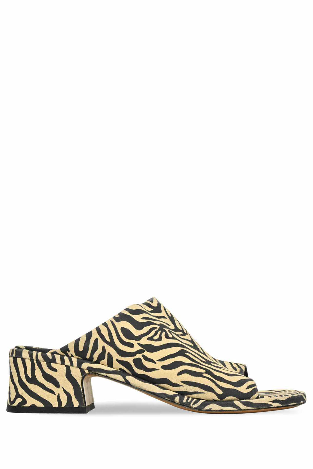 Dries Van Noten Size 40 Strappy Pony Hair Detailed Wedge Sandals