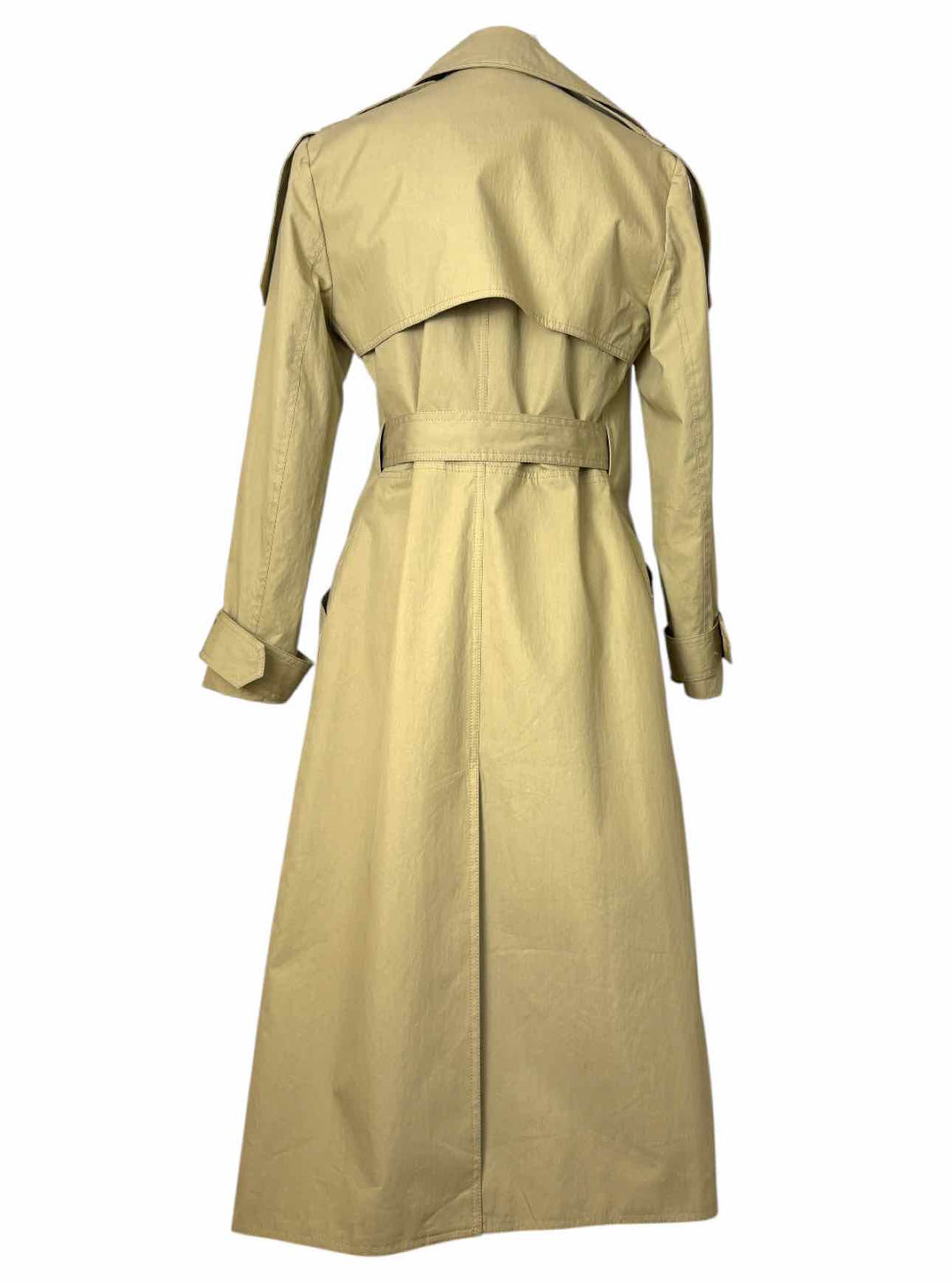 Smythe Size 8 Beige Cotton Trench Coat