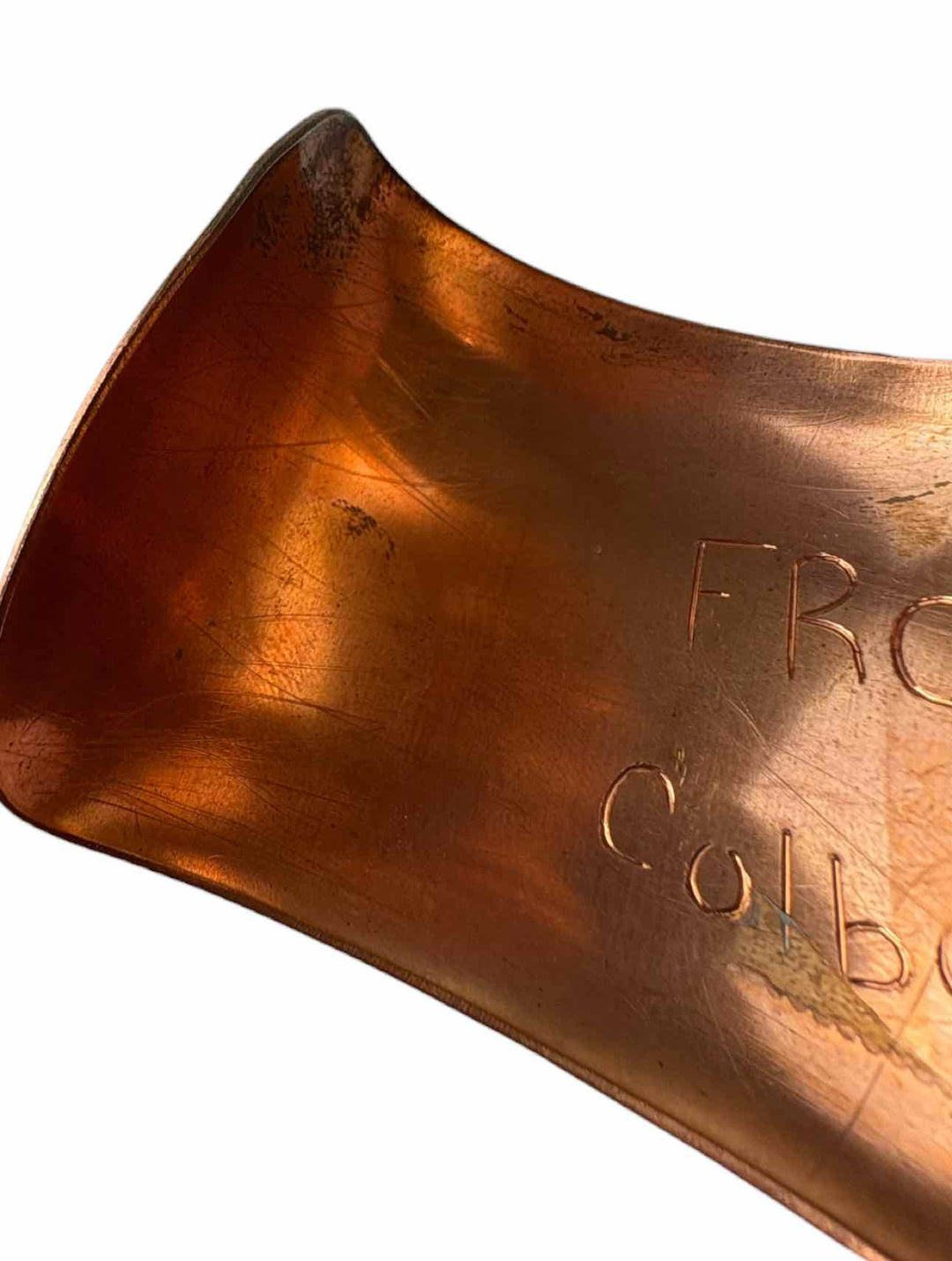 Colby Gates Indigenous Carved Copper Bracelet