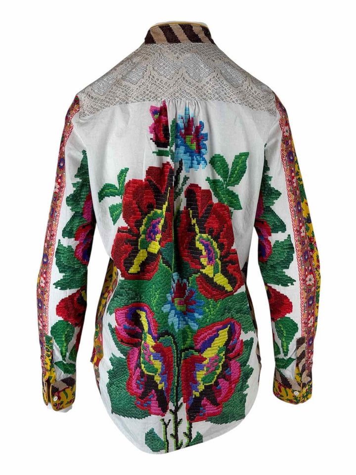 Pierre-Louis Mascia Size M Floral & Animal Print Blouse