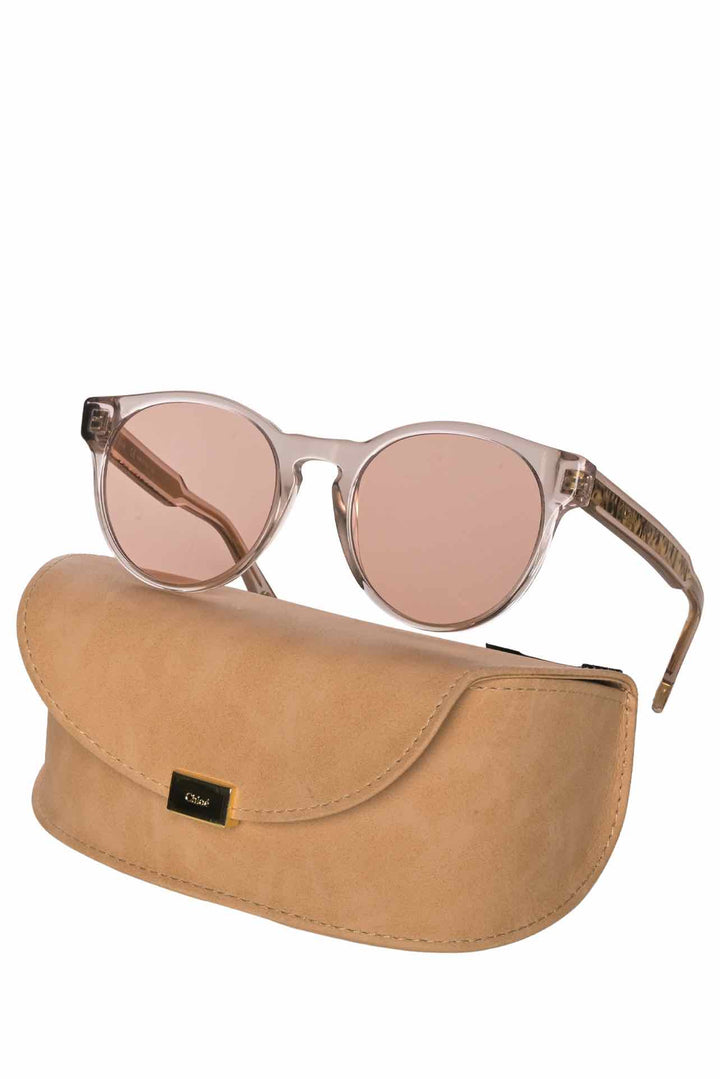 Chloe Size Pink transparent Glasses