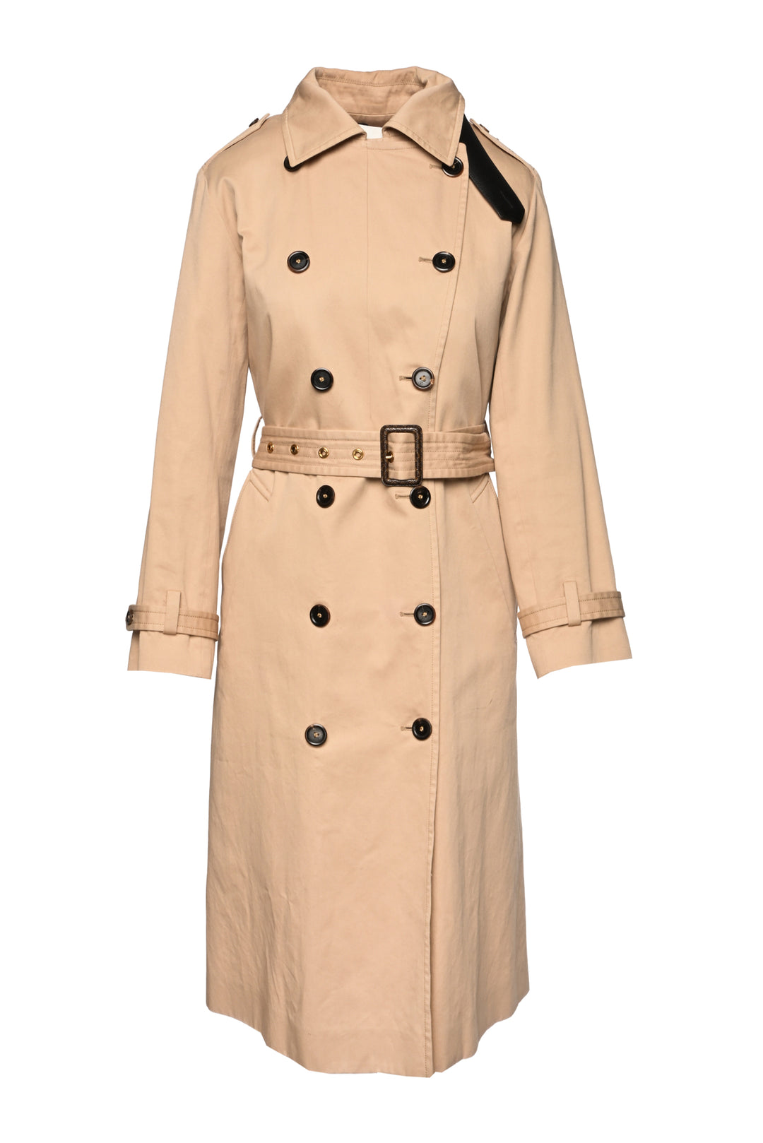 Louis Vuitton Size 4 Double Breasted Trench Coat