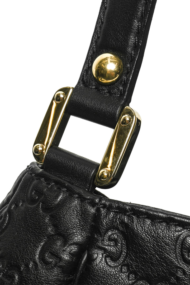 Gucci Guccissima Large New Ladies Web Hobo Bag