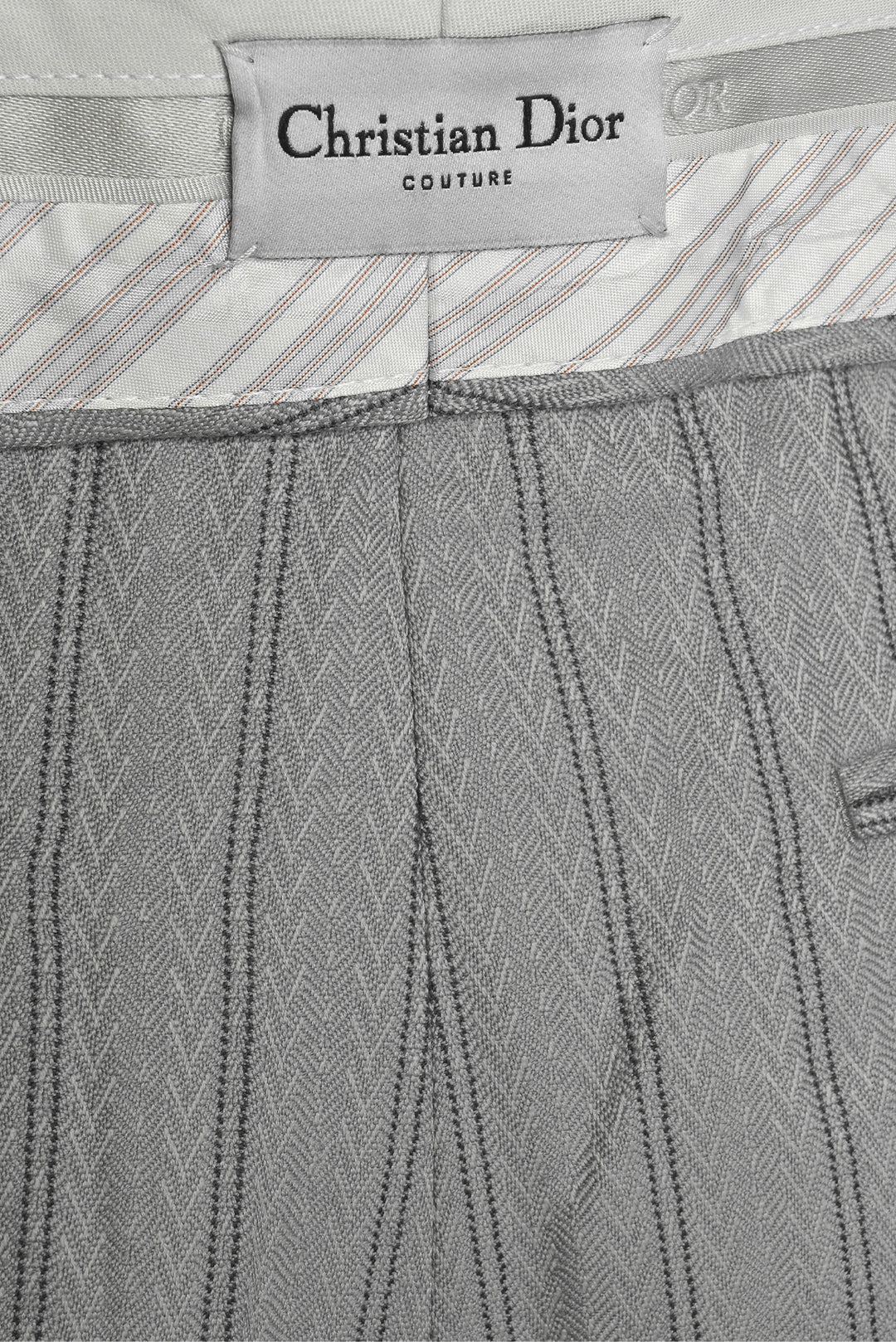 Dior Size 32 Men's Logo Striped Suit Shorts