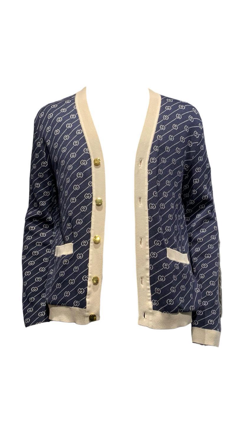 Gucci Size XS Men's GG  Jacquard Cardigan