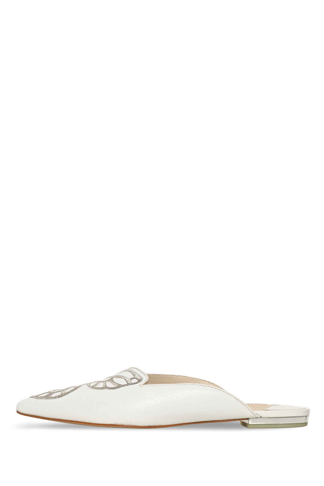 Sophia Webster Size 40 Butterfly Embroidered Bibi Flat Mules