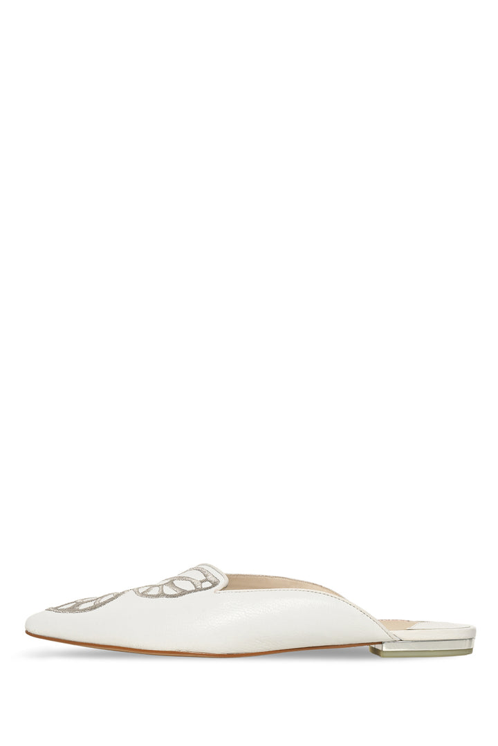 Sophia Webster Size 40 Butterfly Embroidered Bibi Flat Mules