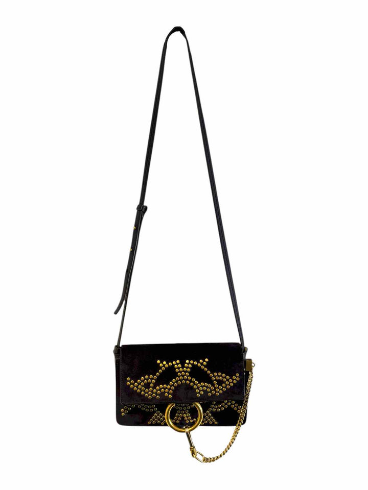 Chloe Small Faye Suede Studded Purse