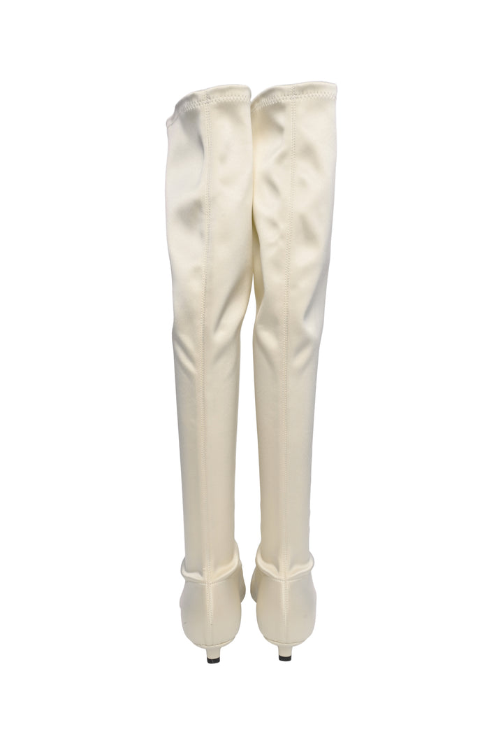 Toteme Size 39 Satin Knee-High Boots