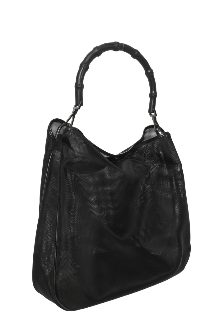 Gucci Bamboo Mesh Shoulder Bag