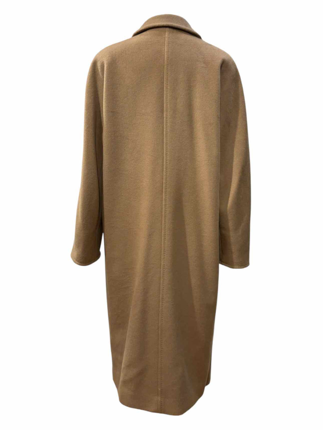 Max Mara Size 4 101801 Icon Double Breasted Wool Blend Coat
