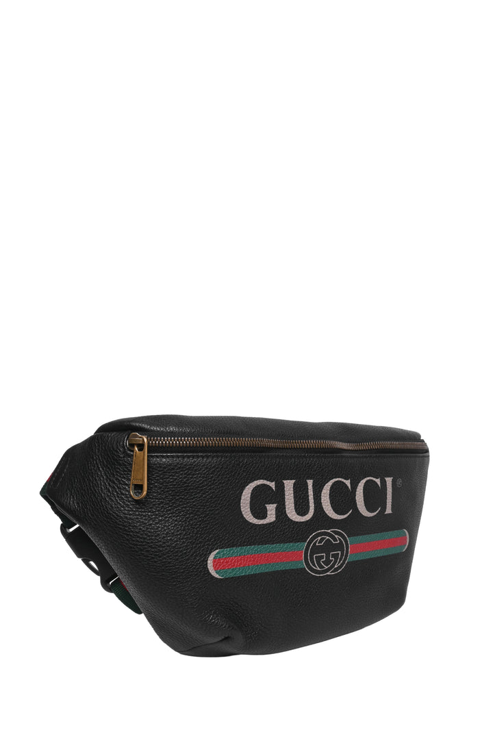 Gucci Logo Leather Large Belt Bag