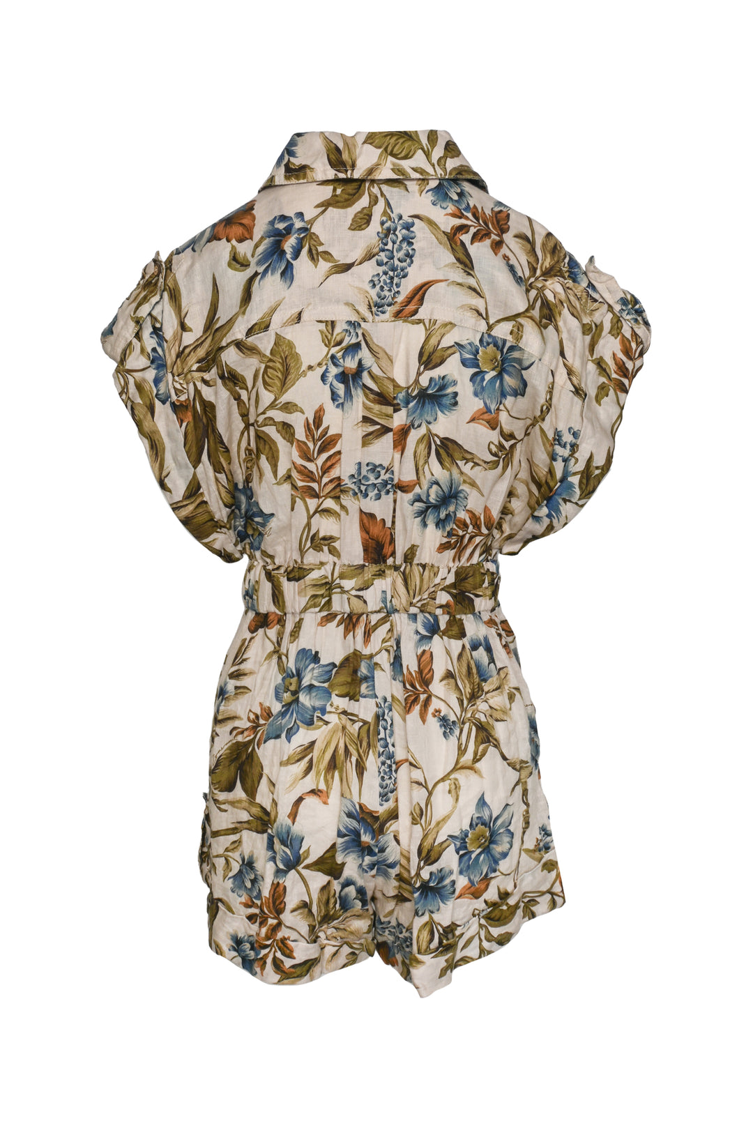 Zimmermann Size 1 Aliane Roll Cuff Playsuit